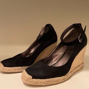 Suede/Leather Wedges